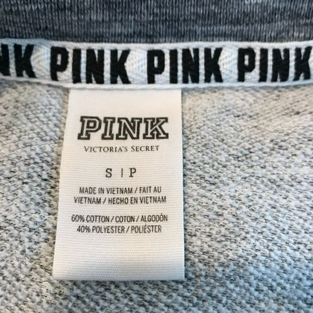 PINK Victoria Secret Sweatshirt Long Sleeve Crew Neck Pullover in Women's Small - Picture 3 of 10